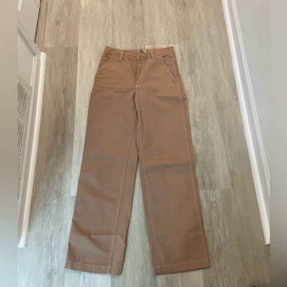 TNA worker wear carpenter pants, salmon colored, never worn - Picture 1 of 3